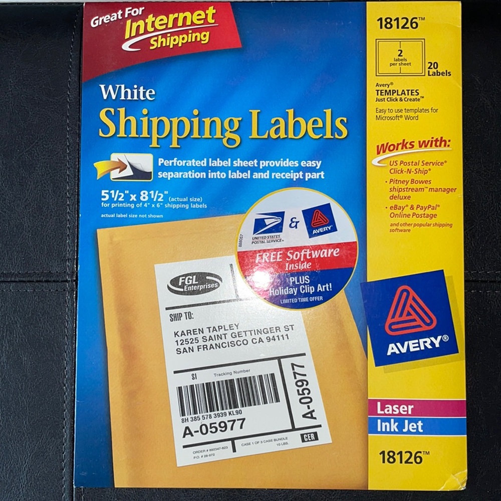 COPY - Shipping labels